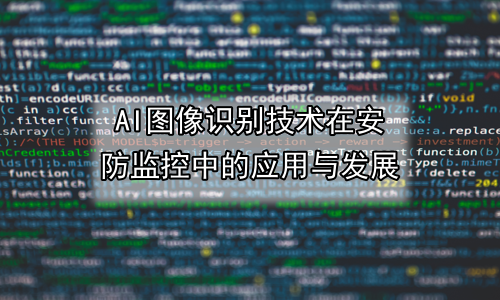 AI图像识别技术在安防监控中的应用与发展