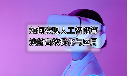 如何实现人工智能算法的高效优化与应用