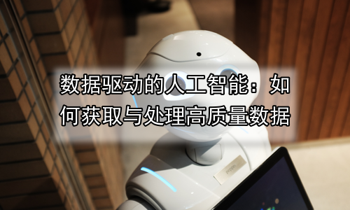 数据驱动的人工智能：如何获取与处理高质量数据