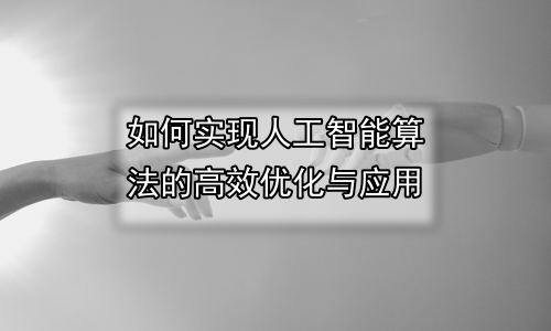 如何实现人工智能算法的高效优化与应用