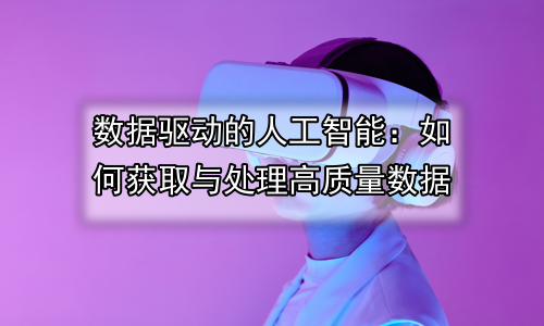 数据驱动的人工智能：如何获取与处理高质量数据