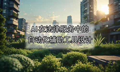 AI在法律服务中的自动化辅助工具设计